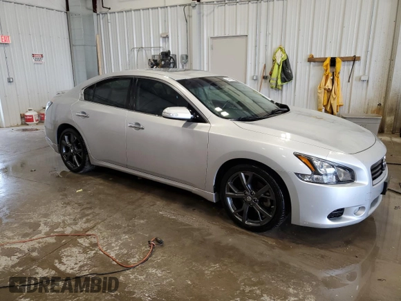 2014 Nissan Maxima S with VIN 1N4AA5AP9EC479301, listed as a Copart auction lot 55404625 with 54,751 mi miles and Non repairable. Bid and sale history available at DreamBid. Image 4.