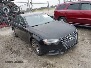 2013 Audi A4 Premium Plus with VIN WAUFFAFL3DN050221, listed as a IAAI auction lot 41949533 with 173,250 mi miles. Bid and sale history available at carsss.com. Image 1.