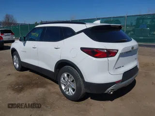 2022 Chevrolet Blazer LT with VIN 3GNKBHR43NS219954, listed as a IAAI auction lot 41849556 with 57,836 mi miles and . Bid and sale history available at DreamBid. Image 3.