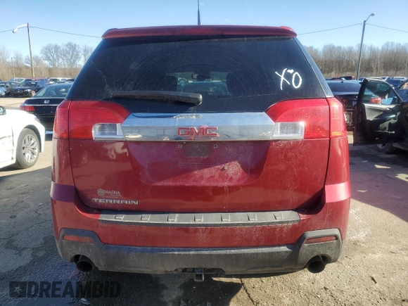 2013 GMC Terrain SLT with VIN 2GKFLUE36D6127722, listed as a Copart auction lot 47936645 with 214,169 mi miles and Salvage Title. Bid and sale history available at carsss.com. Image 6.