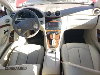 2008 Mercedes-Benz CLK 350 with VIN WDBTK56F98F241224, listed as a Copart auction lot 80668924 with 50,274 mi miles and Salvage Title. Bid and sale history available at DreamBid. Image 8.