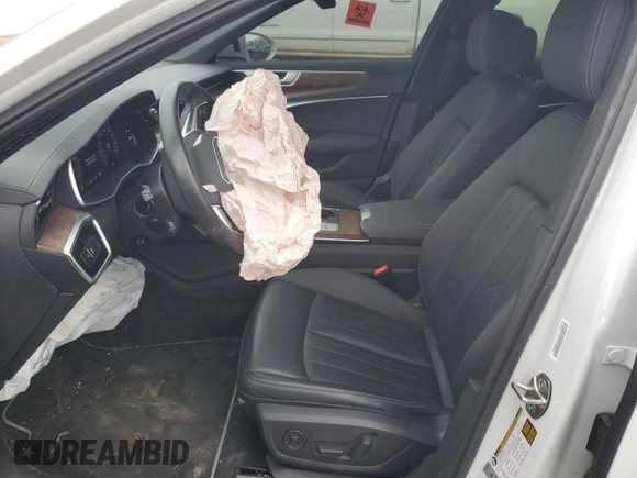 2020 Audi A6 Premium Plus with VIN WAUE8AF20LN038006, listed as a Copart auction lot 85310974 with 80,154 mi miles and Salvage Title. Bid and sale history available at carsss.com. Image 7.