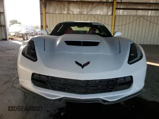2017 Chevrolet Corvette Z06 1LZ with VIN 1G1YP2D64H5601413, listed as a Copart auction lot 83412254 with 0 mi miles and Clean Title. Bid and sale history available at carsss.com. Image 5.