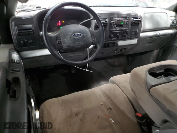 2005 Ford Super Duty F-250 XL with VIN 1FTSX20Y25EA94768, listed as a Copart auction lot 45927315 with 94,154 mi miles and Salvage Title. Bid and sale history available at carsss.com. Image 8.