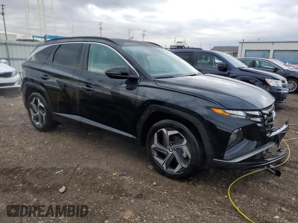2023 Hyundai Tucson SEL with VIN 5NMJF3AE4PH183217, listed as a Copart auction lot 50229595 with 33,141 mi miles and Salvage Title. Bid and sale history available at carsss.com. Image 4.