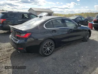 2019 BMW 3 Series 330i xDrive with VIN WBA5R7C56KAJ86097, listed as a Copart auction lot 53537325 with 76,636 mi miles and Salvage Title. Bid and sale history available at carsss.com. Image 3.