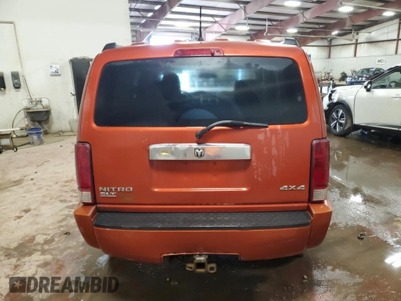 2008 Dodge Nitro SLT with VIN 1D8GU58K48W107357, listed as a Copart auction lot 80445864 with 191,431 mi miles and Clean Title. Bid and sale history available at DreamBid. Image 6.
