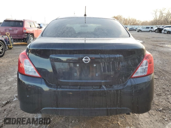 2016 Nissan Versa S with VIN 3N1CN7AP6GL918340, listed as a Copart auction lot 44811635 with 0 mi miles and Salvage Title. Bid and sale history available at carsss.com. Image 6.