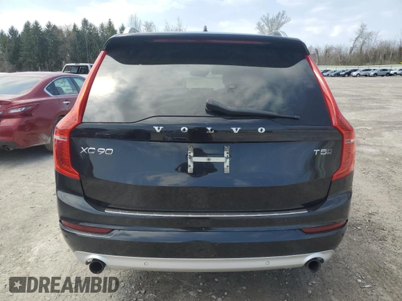 2018 Volvo XC90 Momentum with VIN YV4102PKXJ1352339, listed as a Copart auction lot 54007185 with 117,059 mi miles and Salvage Title. Bid and sale history available at carsss.com. Image 6.