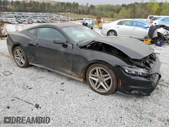 2024 Ford Mustang EcoBoost with VIN 1FA6P8TH8R5118552, listed as a Copart auction lot 50802265 with 4,767 mi miles and Salvage Title. Bid and sale history available at DreamBid. Image 4.