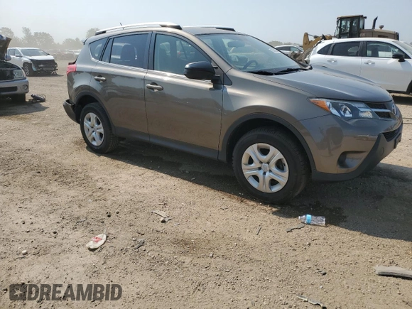 2015 Toyota RAV4 LE z VIN JTMBFREV8FD138497, wystawiony jako Copart lot #60345825 z przebiegiem 62 188 mil mil oraz Szkoda całkowita • Salvage title. Historia ofert i sprzedaży dostępna na DreamBid. Obrazek 4.