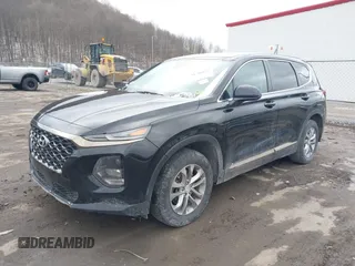 2019 Hyundai Santa Fe SE with VIN 5NMS2CAD7KH070703, listed as a IAAI auction lot 41721033 with 110,313 mi miles. Bid and sale history available at carsss.com. Image 2.