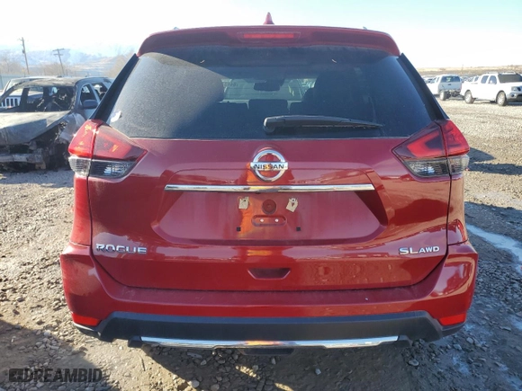 2017 Nissan Rogue S with VIN 5N1AT2MV8HC846198, listed as a Copart auction lot 84437554 with 45,765 mi miles and Salvage Title. Bid and sale history available at carsss.com. Image 6.