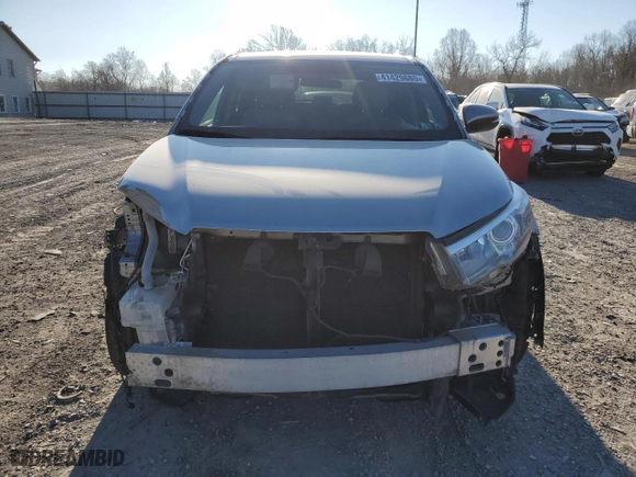 2015 Toyota Highlander LE with VIN 5TDBKRFH6FS107399, listed as a Copart auction lot 41429685 with 143,851 mi miles and Salvage Title. Bid and sale history available at carsss.com. Image 5.