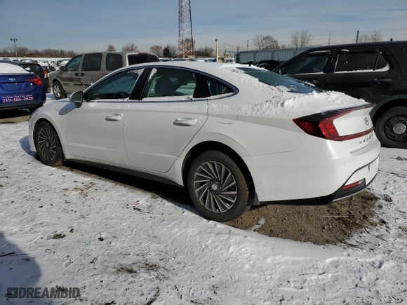 2023 Hyundai Sonata Hybrid SEL with VIN KMHL34JJ0PA054207, listed as a Copart auction lot 41385525 with 26,713 mi miles and Salvage Title. Bid and sale history available at carsss.com. Image 2.