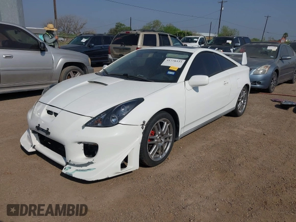 2005 Toyota Celica GT with VIN JTDDR32T450181319, listed as a IAAI auction lot 41778333 with 227,575 mi miles. Bid and sale history available at carsss.com. Image 2.