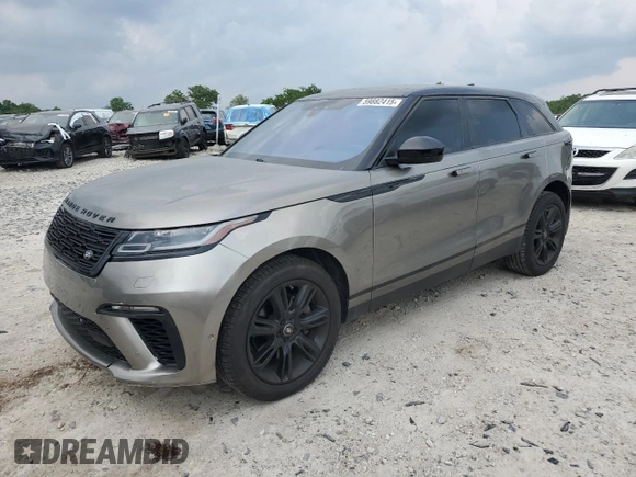2020 Land Rover Range Rover Velar S with VIN SALYB2FV3LA253932, listed as a Copart auction lot 59882415 with 48,810 mi miles and Salvage title. Bid and sale history available at DreamBid. Image 1.