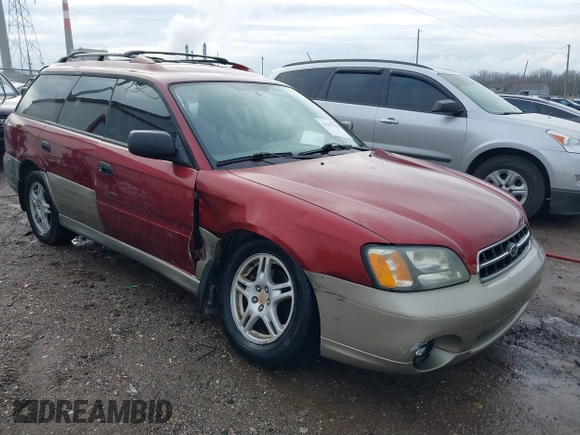 2002 Subaru Legacy Outback z VIN 4S3BH675727632462, wystawiony jako IAAI lot #41197344 z przebiegiem 200 788 mil mil oraz . Historia ofert i sprzedaży dostępna na DreamBid. Obrazek 1.