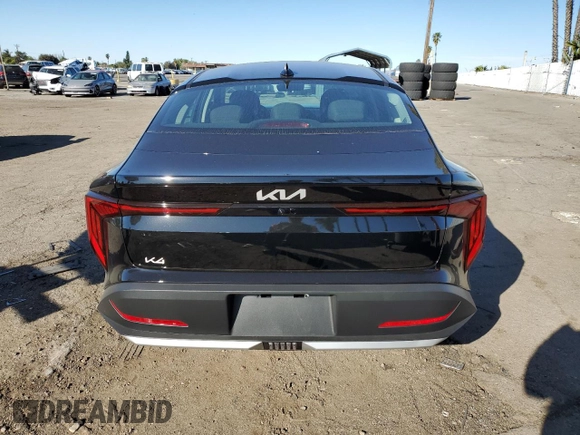 2025 Kia K4 LXS with VIN 3KPFT4DE9SE085493, listed as a Copart auction lot 45999825 with 79 mi miles and Salvage Title. Bid and sale history available at carsss.com. Image 6.
