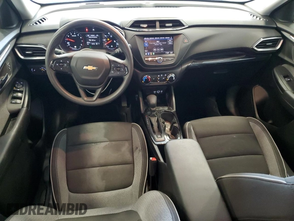 2021 Chevrolet TrailBlazer LS with VIN KL79MMS25MB154275, listed as a Copart auction lot 54921474 with 21,767 mi miles and Salvage Title. Bid and sale history available at DreamBid. Image 8.