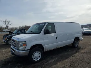 2008 Ford Econoline Cargo Commercial with VIN 1FTNE14W78DB50235, listed as a Copart auction lot 51799495 with 218,886 mi miles and Clean Title. Bid and sale history available at carsss.com. Image 1.