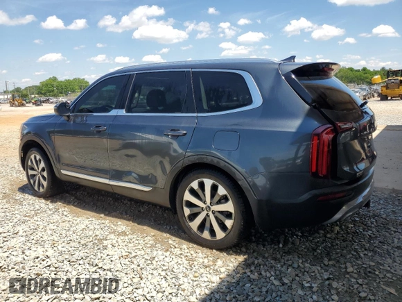 2022 Kia Telluride EX with VIN 5XYP34HC5NG299630, listed as a Copart auction lot 55472225 with 33,322 mi miles and Salvage title. Bid and sale history available at DreamBid. Image 2.