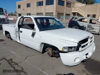 1999 Dodge Ram 1500 with VIN 3B7HC13Y1XG194917, listed as a IAAI auction lot 40695634 with 1 mi miles. Bid and sale history available at carsss.com. Image 1.