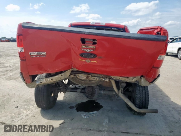 2006 Ford F-150 XLT with VIN 1FTRW12W96FB07681, listed as a Copart auction lot 61033625 with 140,527 mi miles and Salvage title. Bid and sale history available at DreamBid. Image 6.