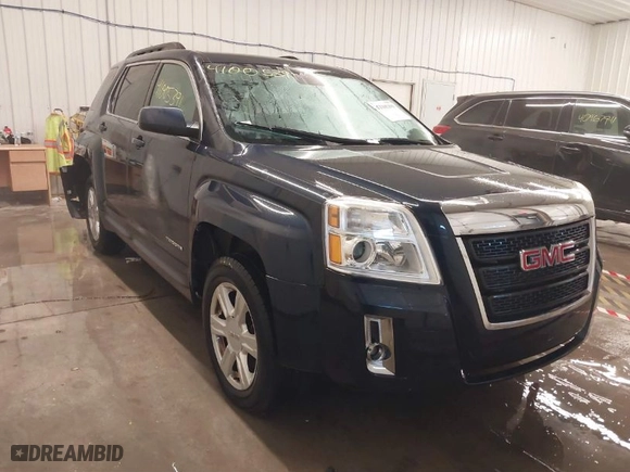 2015 GMC Terrain SLE with VIN 2GKALREK0F6421487, listed as a IAAI auction lot 41005391 with 76,197 mi miles. Bid and sale history available at carsss.com. Image 1.