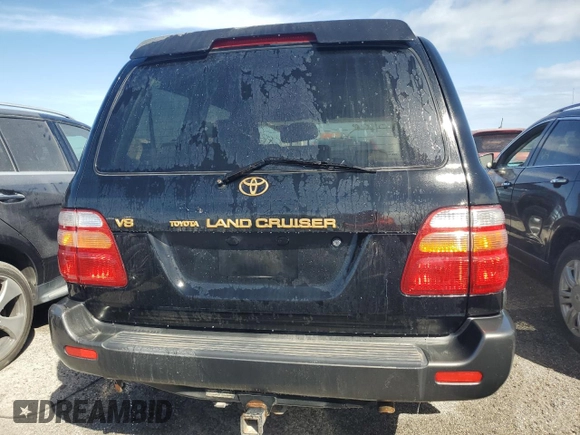 2000 Toyota Land Cruiser with VIN JT3HT05J8Y0083057, listed as a Copart auction lot 75249574 with 0 mi miles and Non Repairable. Bid and sale history available at carsss.com. Image 6.