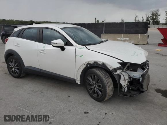 2018 Mazda CX-3 Touring with VIN JM1DKFC78J0331319, listed as a Copart auction lot 51911705 with 44,967 mi miles and Salvage Title. Bid and sale history available at carsss.com. Image 4.