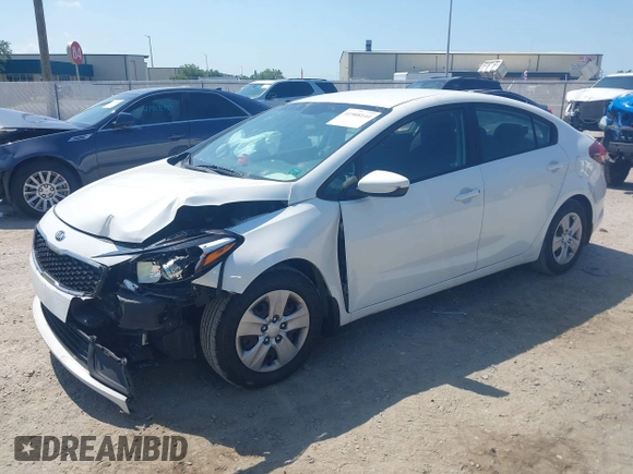2017 Kia Forte LX with VIN 3KPFK4A75HE091714, listed as a IAAI auction lot 41908144 with 99,736 mi miles. Bid and sale history available at carsss.com. Image 17.