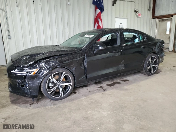 2024 Volvo S60 Core Dark Theme with VIN 7JRL12TK7RG324393, listed as a Copart auction lot 49817315 with 14,985 mi miles and Salvage Title. Bid and sale history available at carsss.com. Image 1.