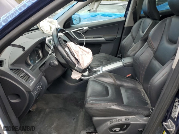 2015 Volvo XC60 T6 Platinum with VIN YV4902RVXF2705058, listed as a Copart auction lot 43627335 with 84,406 mi miles and Salvage Title. Bid and sale history available at carsss.com. Image 7.