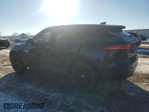 2017 Jaguar F-Pace S with VIN SADCM2BV1HA061406, listed as a Copart auction lot 88401635 with 75,845 mi miles and Salvage Title. Bid and sale history available at DreamBid. Image 2.