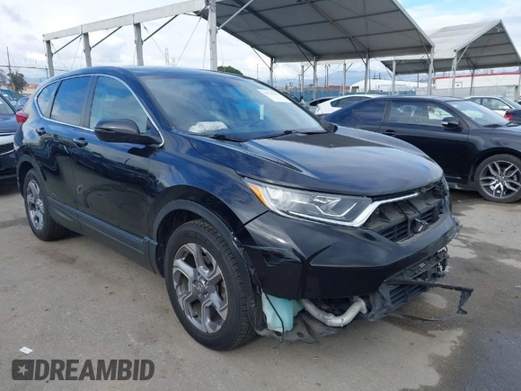 2017 Honda CR-V EX-L with VIN 7FARW1H87HE019328, listed as a IAAI auction lot 41756130 with 62,763 mi miles. Bid and sale history available at carsss.com. Image 1.