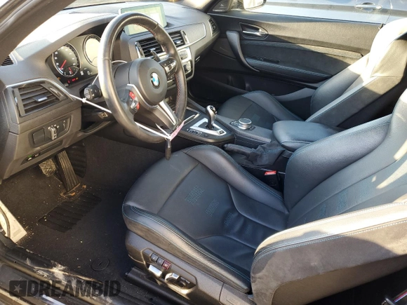 2021 BMW M2 Competition with VIN WBS2U7C05M7G52820, listed as a Copart auction lot 42303655 with 46,403 mi miles and Salvage Title. Bid and sale history available at carsss.com. Image 7.