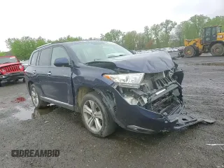 2011 Toyota Highlander Limited with VIN 5TDDK3EHXBS057897, listed as a Copart auction lot 55855835 with 167,060 mi miles and Salvage title. Bid and sale history available at DreamBid. Image 14.