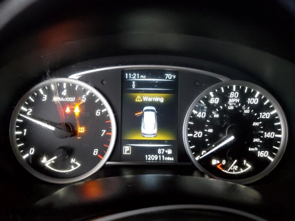 2018 Nissan Sentra SV with VIN 3N1AB7AP9JL641609, listed as a Copart auction lot 45536335 with 120,911 mi miles and Salvage Title. Bid and sale history available at carsss.com. Image 9.