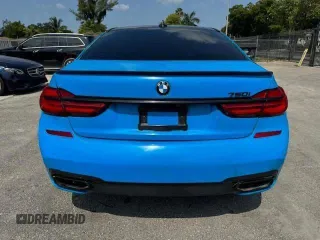 2017 BMW 7 Series 750i with VIN WBA7F0C34HGM22159, listed as a Copart auction lot 50847125 with 79,952 mi miles and Salvage Title. Bid and sale history available at carsss.com. Image 6.