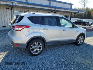 2014 Ford Escape Titanium with VIN 1FMCU0JX7EUD66921, listed as a Copart auction lot 50502105 with 170,624 mi miles and Salvage Title. Bid and sale history available at carsss.com. Image 3.