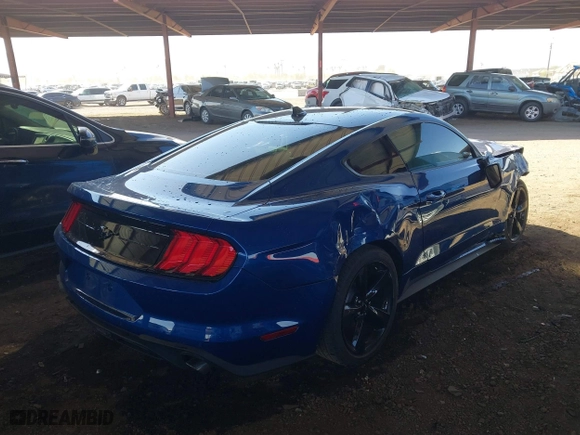 2022 Ford Mustang EcoBoost with VIN 1FA6P8TH5N5140485, listed as a IAAI auction lot 41744879 with 25,348 mi miles. Bid and sale history available at carsss.com. Image 4.