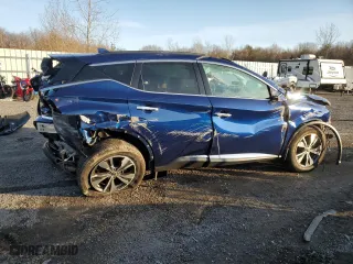 2022 Nissan Murano SV with VIN 5N1AZ2BSXNC124038, listed as a Copart auction lot 85097724 with 49,412 mi miles and Salvage Title. Bid and sale history available at carsss.com. Image 3.