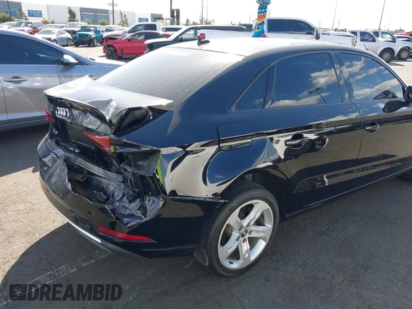 2018 Audi A3 Sedan Premium with VIN WAUAUGFF8J1041935, listed as a IAAI auction lot 41700356 with 44,611 mi miles. Bid and sale history available at carsss.com. Image 4.