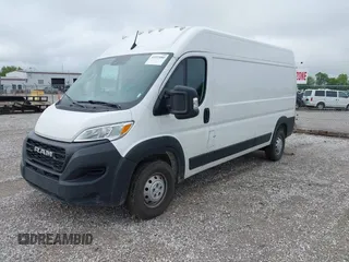 2023 Ram ProMaster Cargo with VIN 3C6LRVDG3PE571823, listed as a IAAI auction lot 42223080 with 71,464 mi miles and . Bid and sale history available at DreamBid. Image 2.