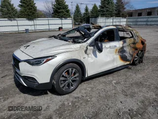 2017 Infiniti QX30 Premium with VIN SJKCH5CR6HA035223, listed as a Copart auction lot 53246755 with 0 mi miles and Salvage Title. Bid and sale history available at carsss.com. Image 1.