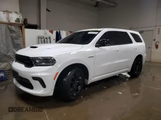 2021 Dodge Durango R/T z VIN 1C4SDJCT4MC825522, wystawiony jako Copart lot #44381405 z przebiegiem 44 024 mil mil oraz Szkoda całkowita • Salvage title. Historia ofert i sprzedaży dostępna na DreamBid. Obrazek 1.