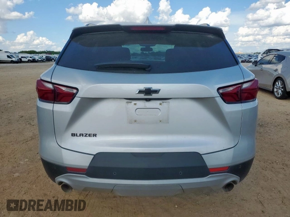 2020 Chevrolet Blazer LT with VIN 3GNKBCRS9LS654623, listed as a Copart auction lot 62659195 with 41,682 mi miles and Salvage title. Bid and sale history available at DreamBid. Image 6.