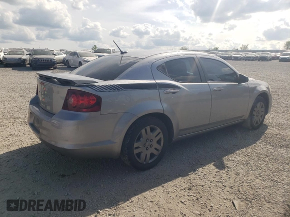 2014 Dodge Avenger SE z VIN 1C3CDZAB9EN126846, wystawiony jako Copart lot #54504155 z przebiegiem 144 352 mil mil oraz Szkoda całkowita • Salvage title. Historia ofert i sprzedaży dostępna na DreamBid. Obrazek 3.