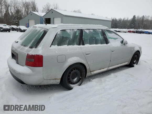 2000 Audi A6 with VIN WAULH54B9YN034724, listed as a Copart auction lot 44119935 with 349,393 mi miles and Clean Title. Bid and sale history available at carsss.com. Image 3.